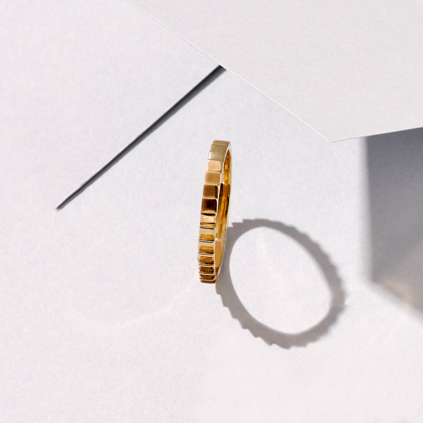 Minimalist Infinity Ring in Gold