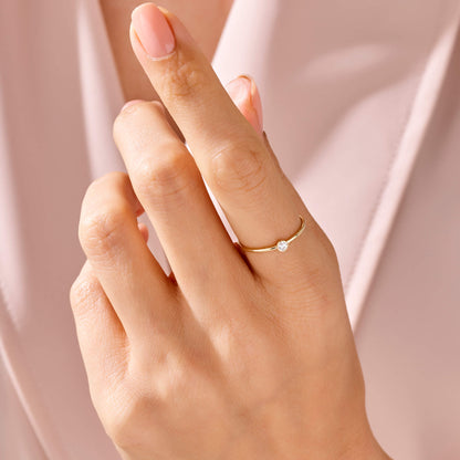 Basic Solo Ring in Gold