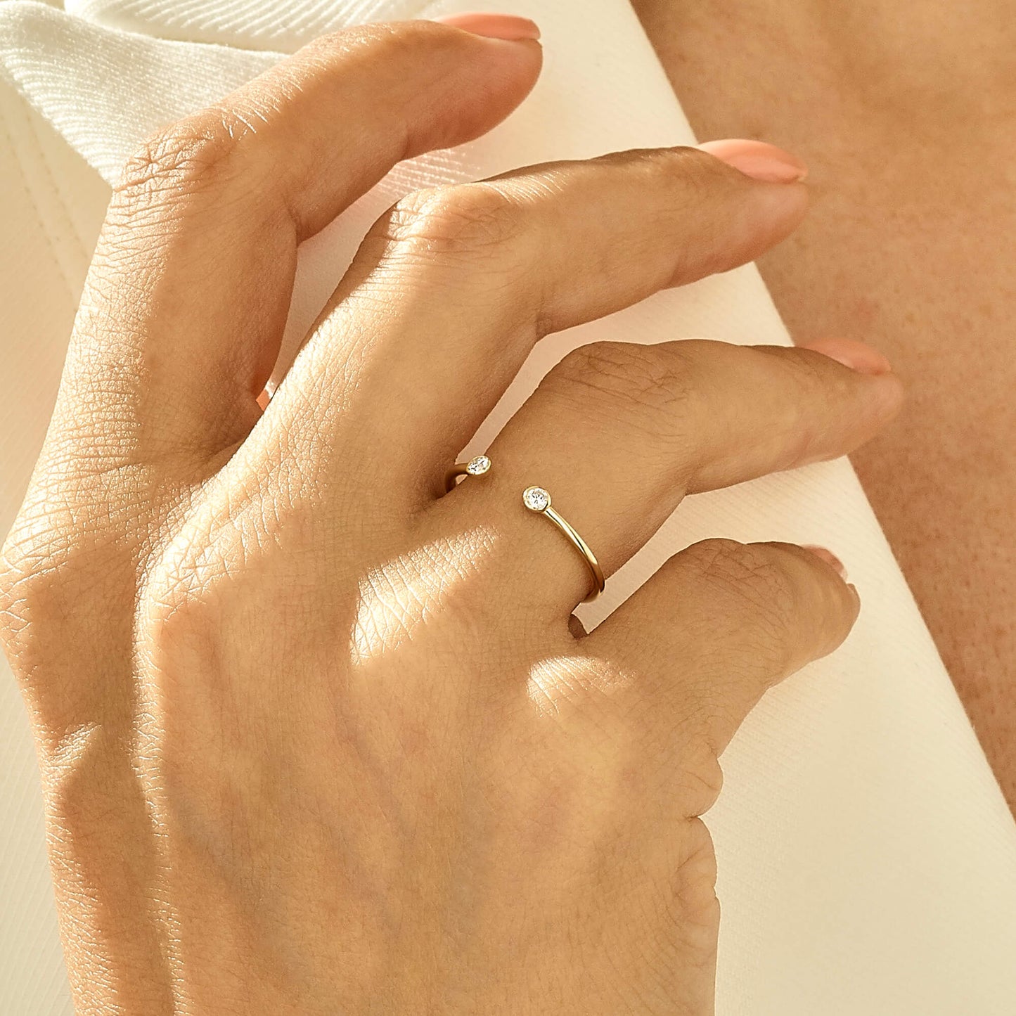 Open Band Ring in Gold