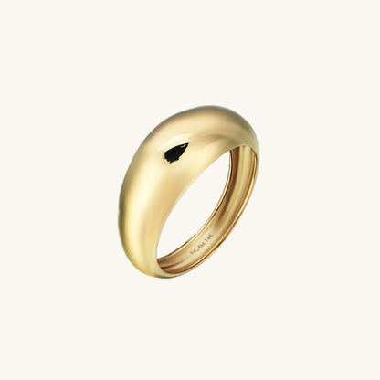 Bold Dome Ring in Gold