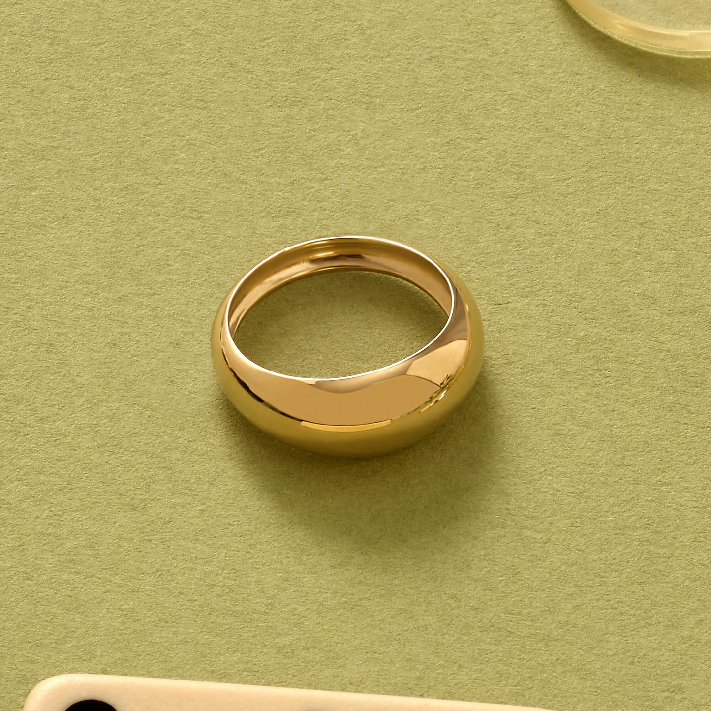 Bold Dome Ring in Gold