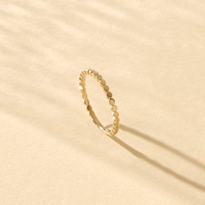 Bold Dot Ring in Gold