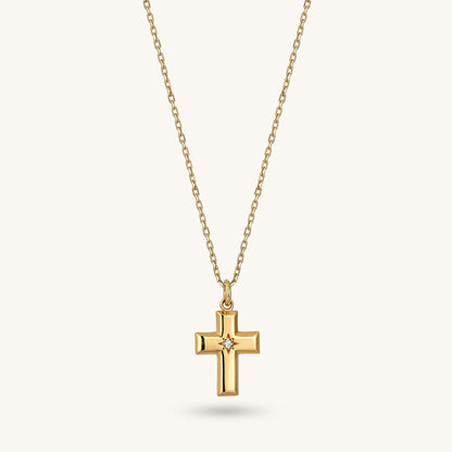 Cross Necklace in Gold