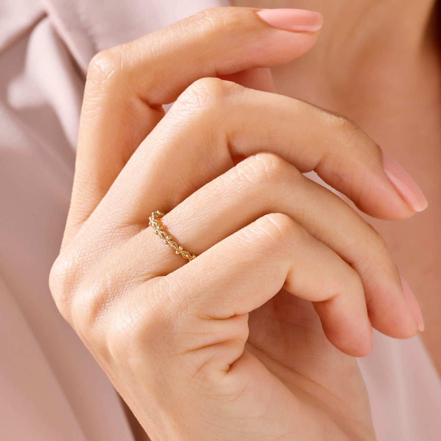 Dainty Prong Ring in Gold
