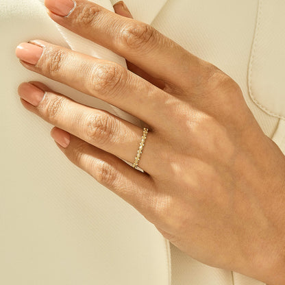 Dainty Prong Ring in Gold