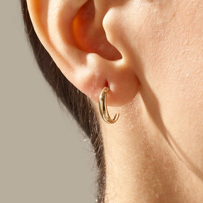 Dome Earrings in Gold
