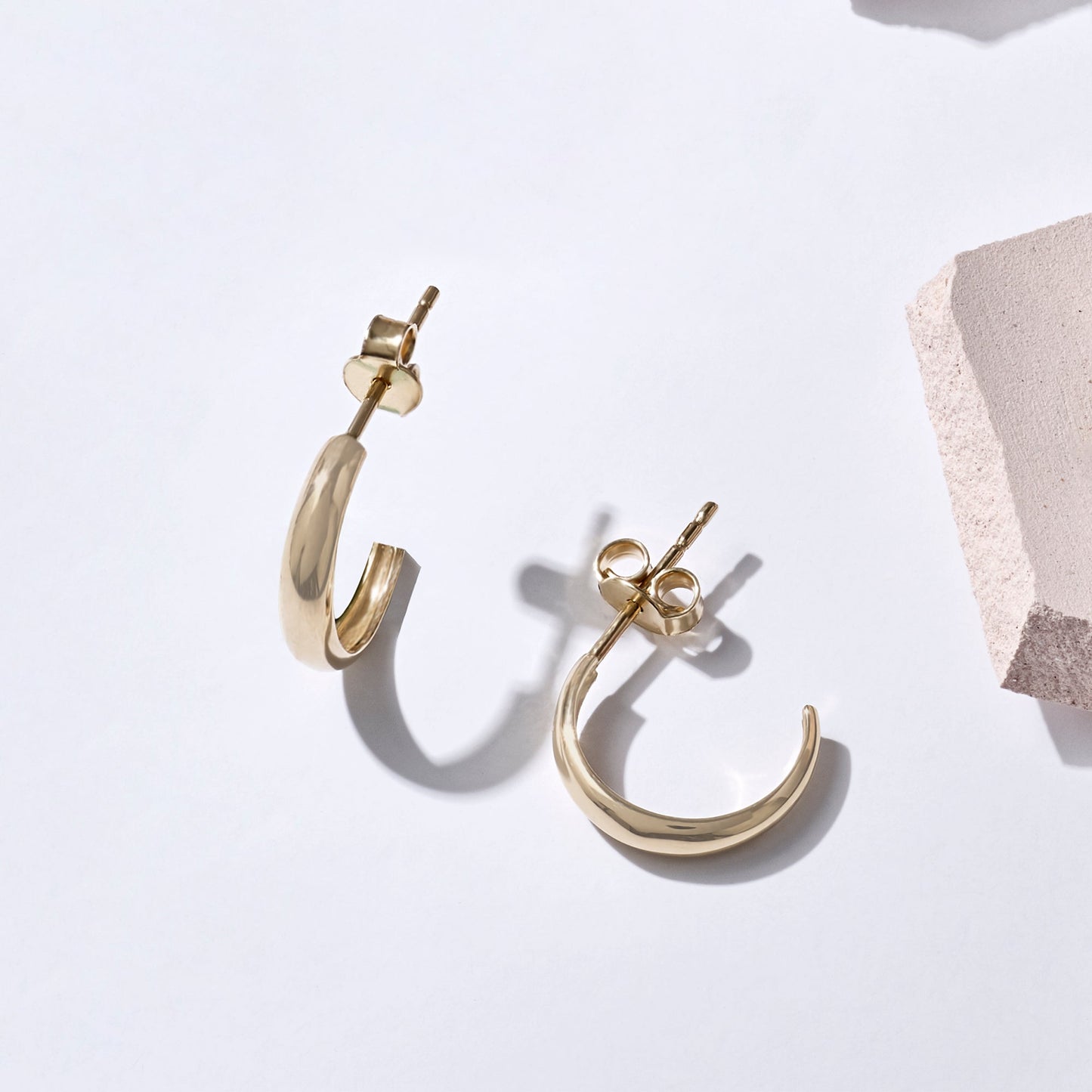 Dome Earrings in Gold