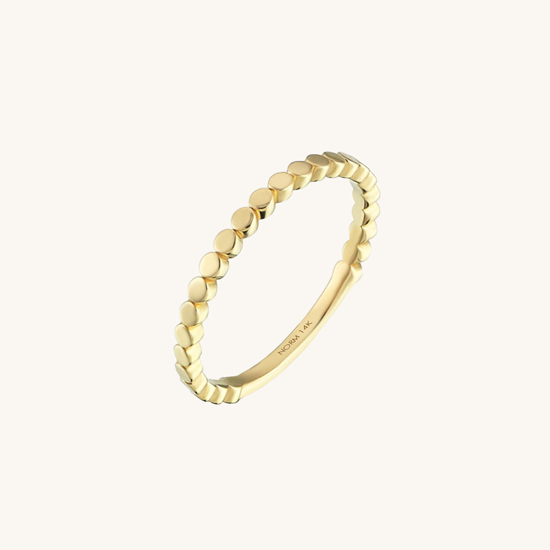 Bold Dot Ring in Gold