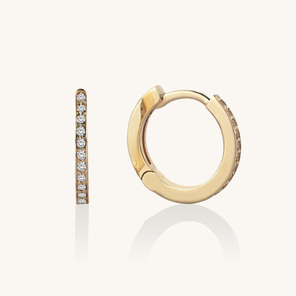 Eternity Earrings in Gold