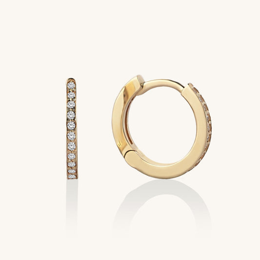 Eternity Earrings in Gold