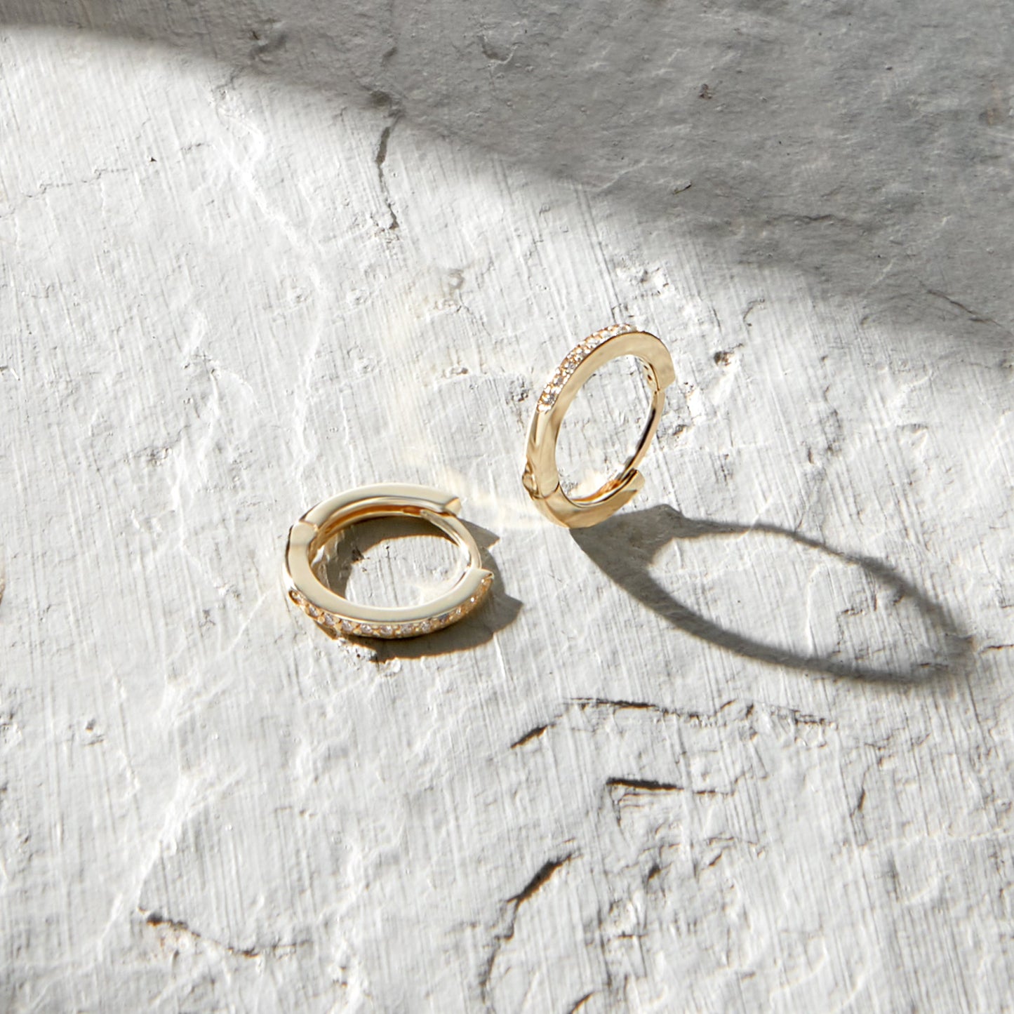 Eternity Earrings in Gold