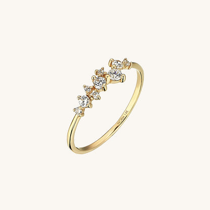 Iconic Cluster Ring in Gold