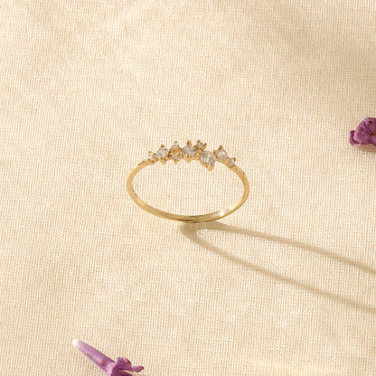 Iconic Cluster Ring in Gold