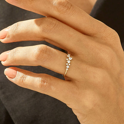 Iconic Cluster Ring in Gold