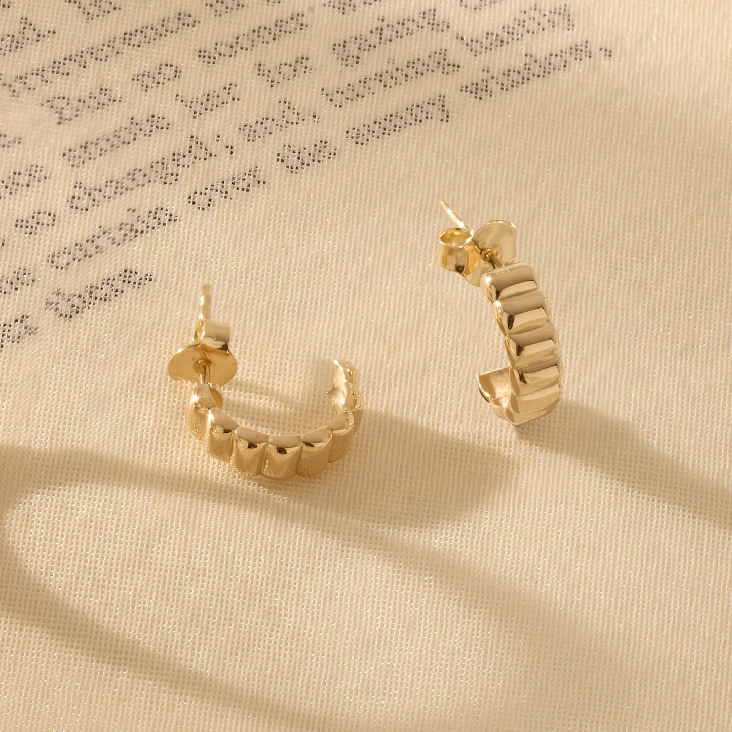 Iconic Dome Earrings in Gold