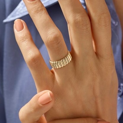 Iconic Dome Ring in Gold
