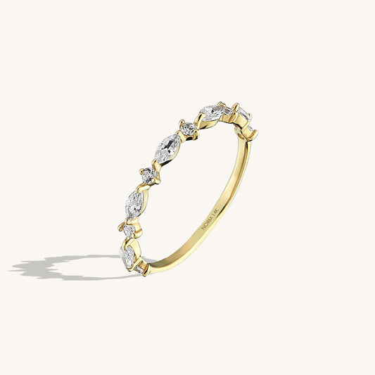 Marquise Band Ring in Gold