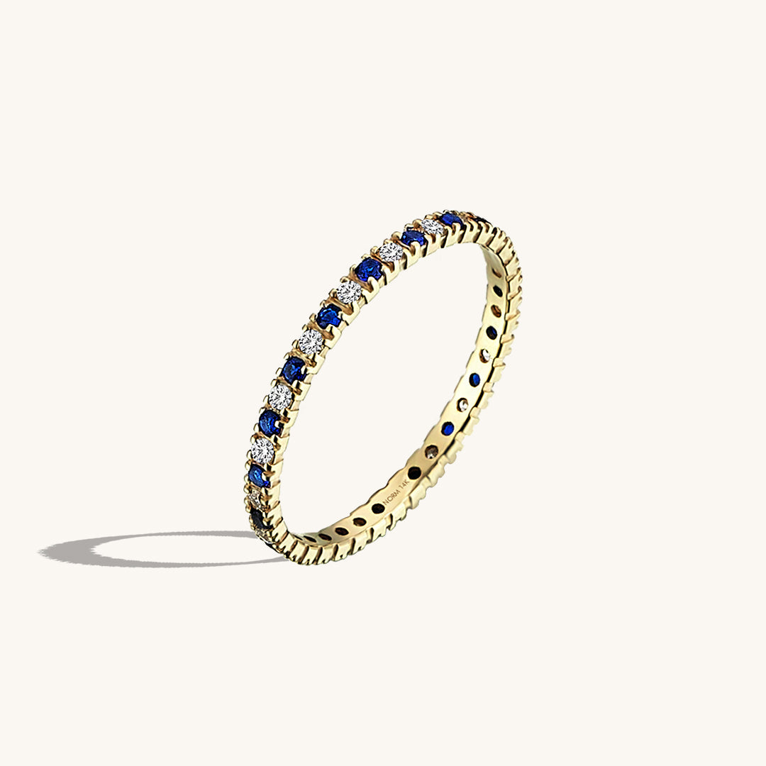 Mixed Band Ring in Gold