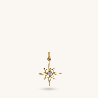 North Star Necklace in Gold