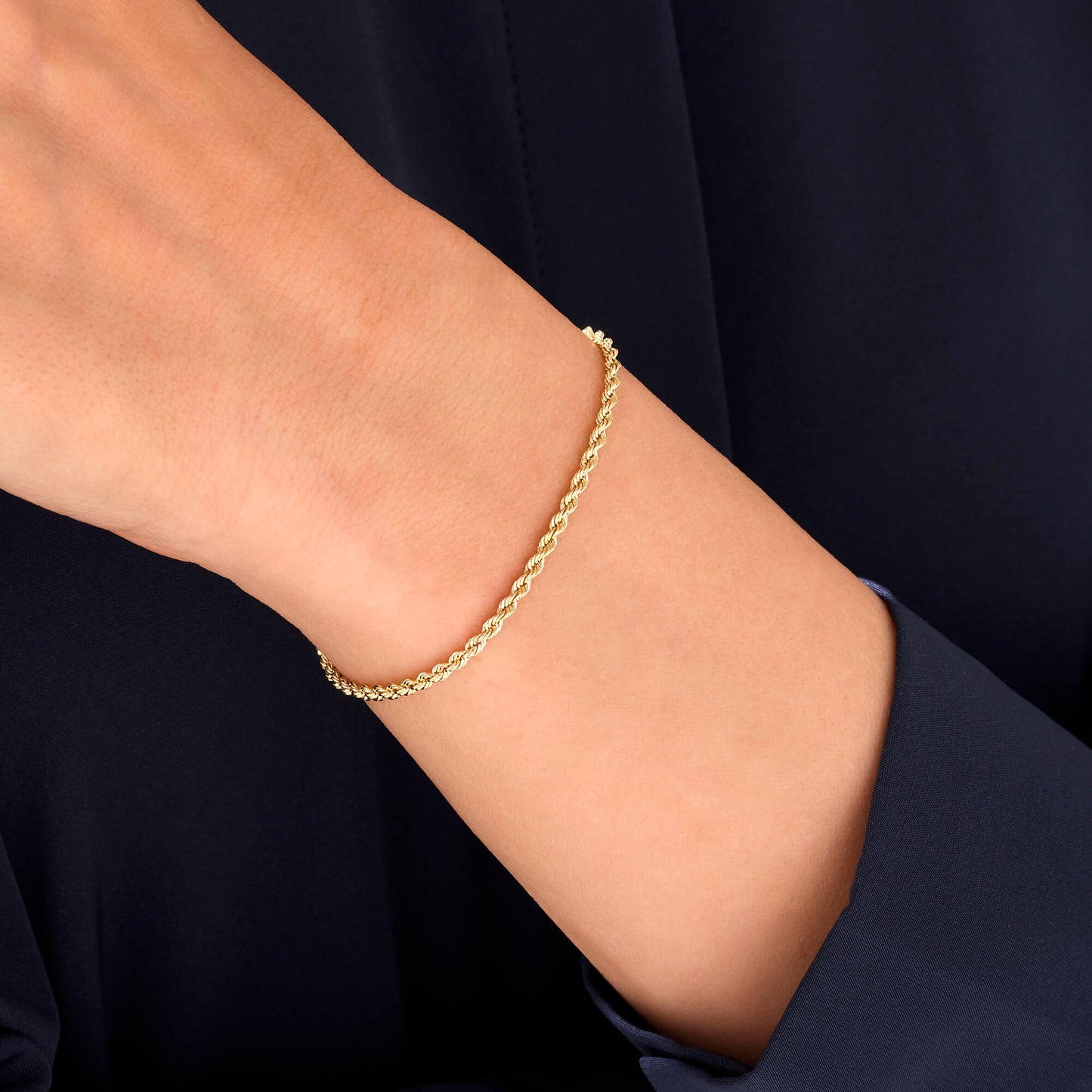 Rope Chain Bracelet in Gold