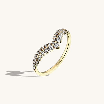 Royal Curve Ring in Gold