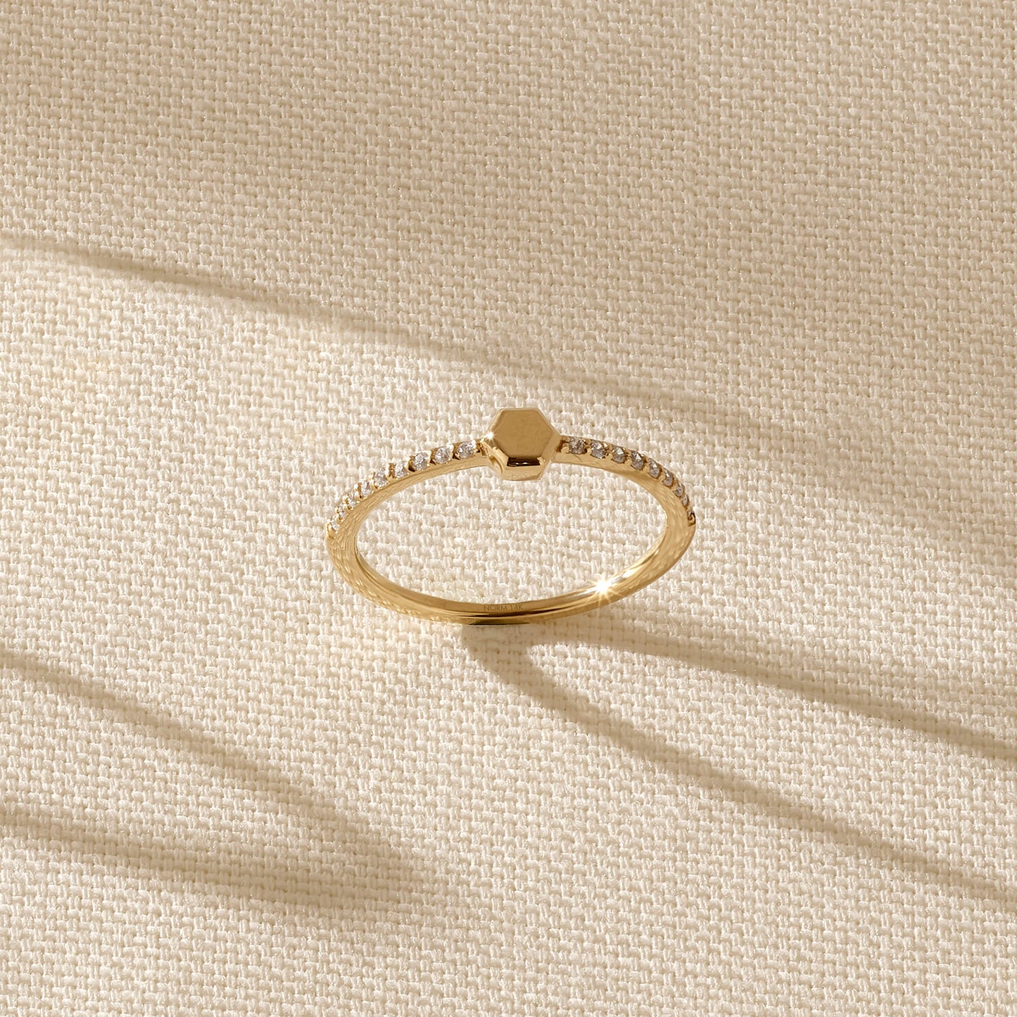 Signet Eternity Ring in Gold