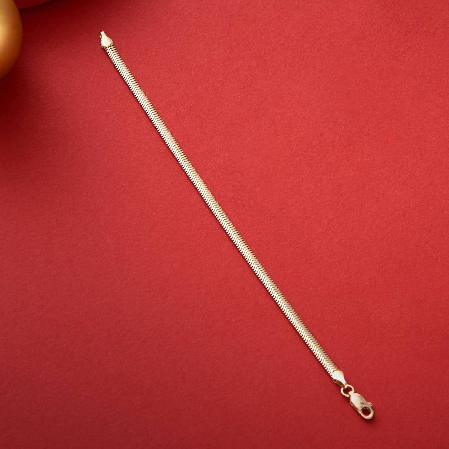 Snake Chain Bracelet in Gold