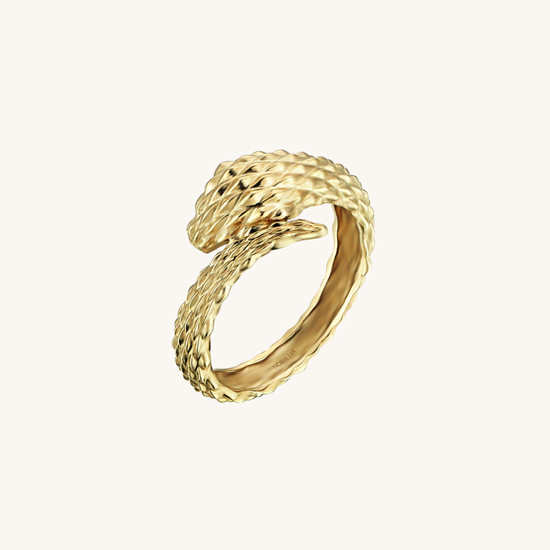 Snake Ring in Gold