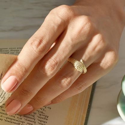 Snake Ring in Gold