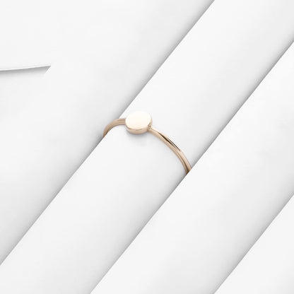 Tiny Round Ring in Gold