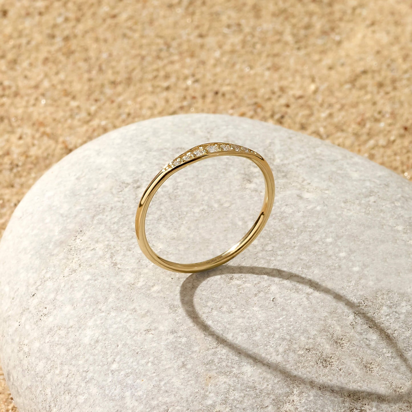 Wedding Band Ring in Gold