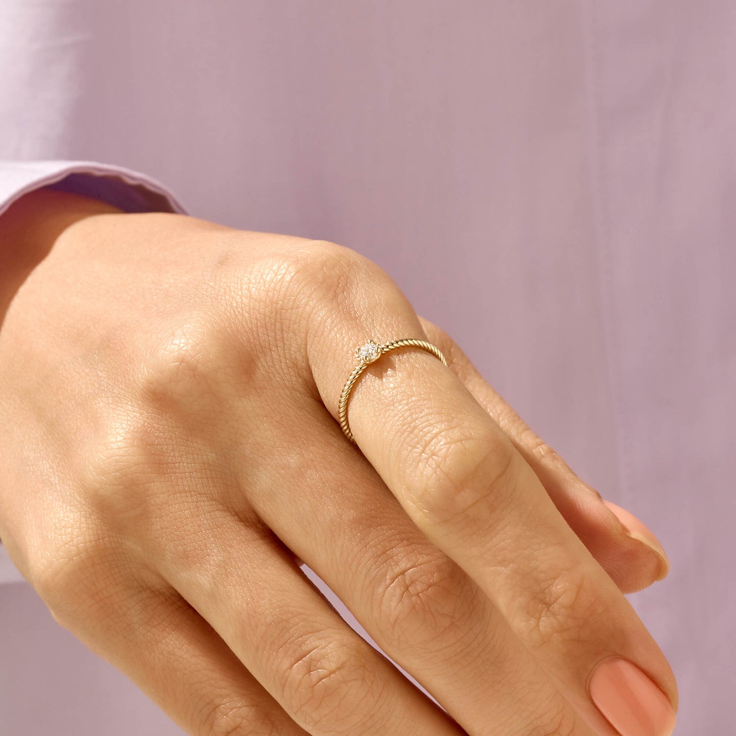 Solitaire Ring in Gold