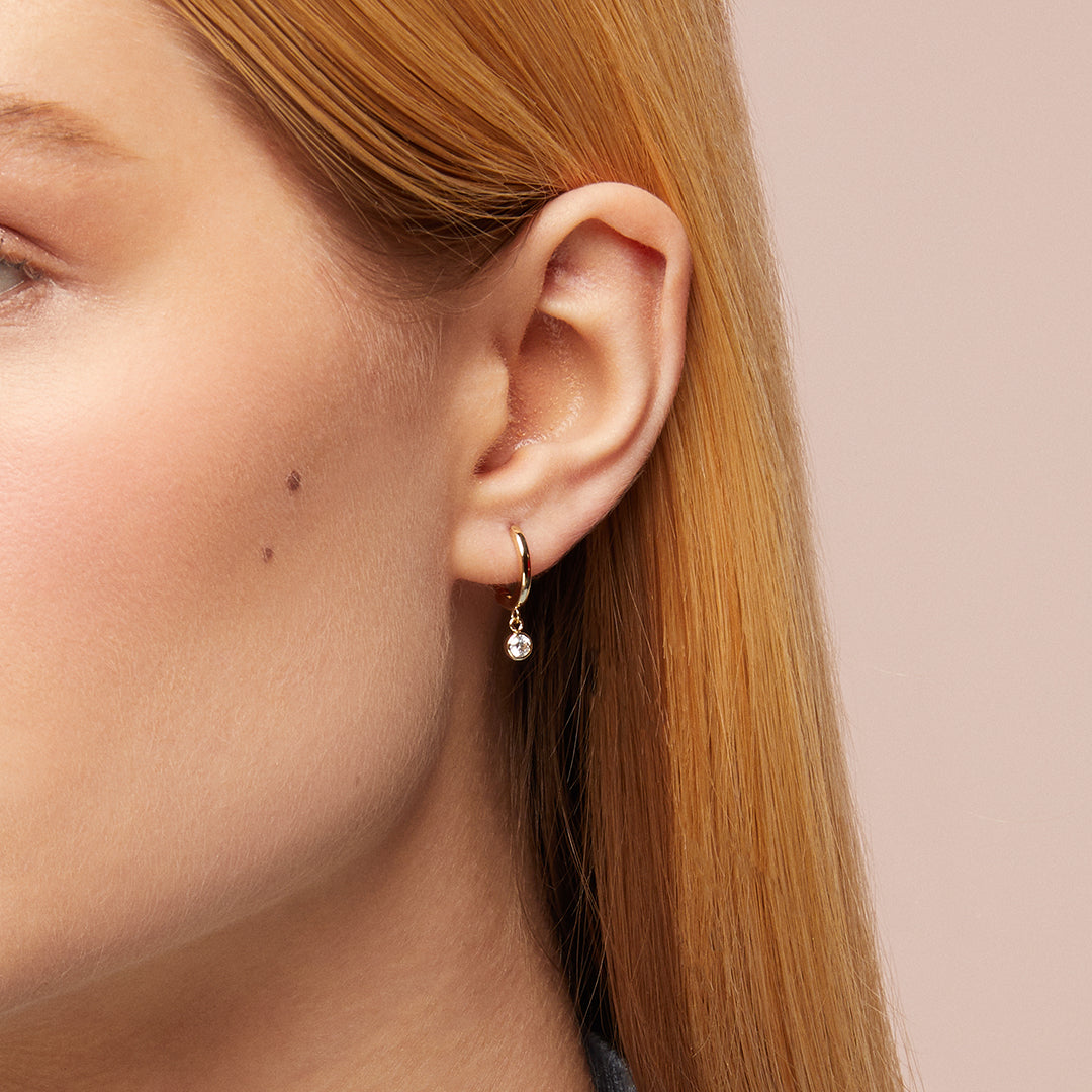 Solo Earrings in Gold