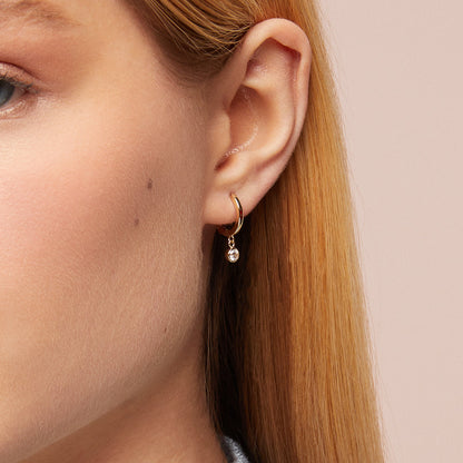 Solo Earrings in Gold