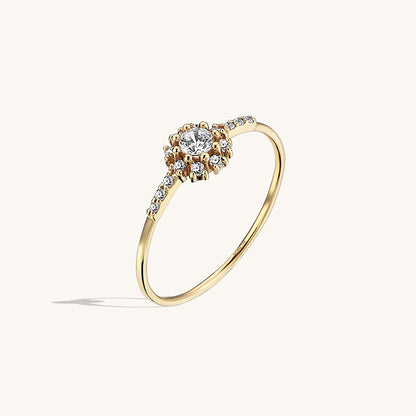 Snowflake Ring in Gold