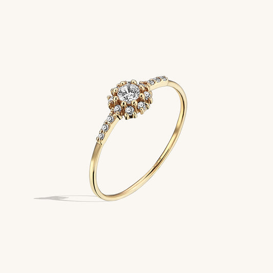 Snowflake Ring in Gold