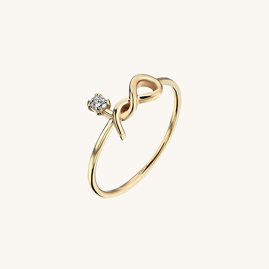 Bowknot Ring in Gold