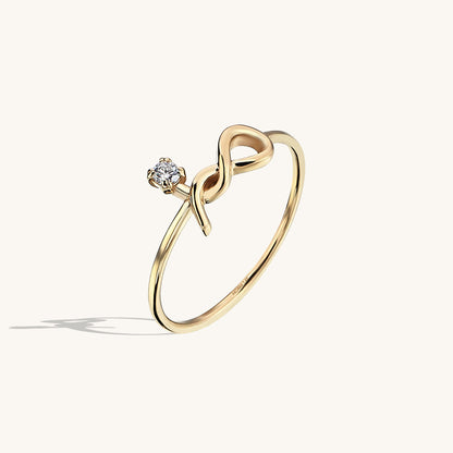 Bowknot Ring in Gold