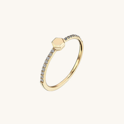 Signet Eternity Ring in Gold
