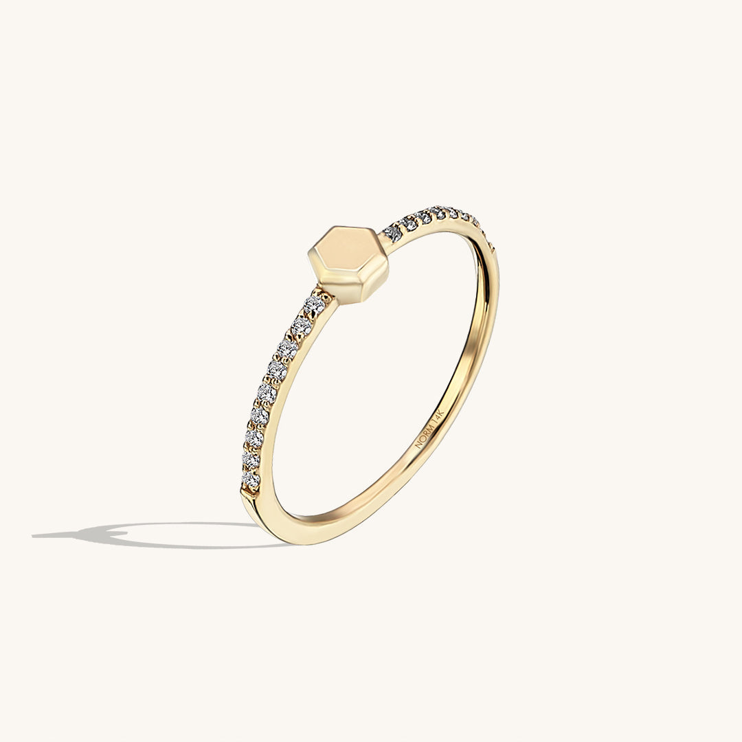 Signet Eternity Ring in Gold