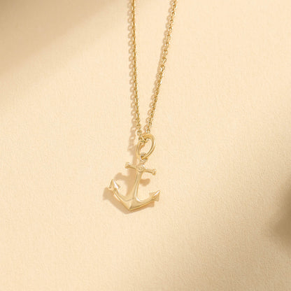 Anchor Necklace in Gold