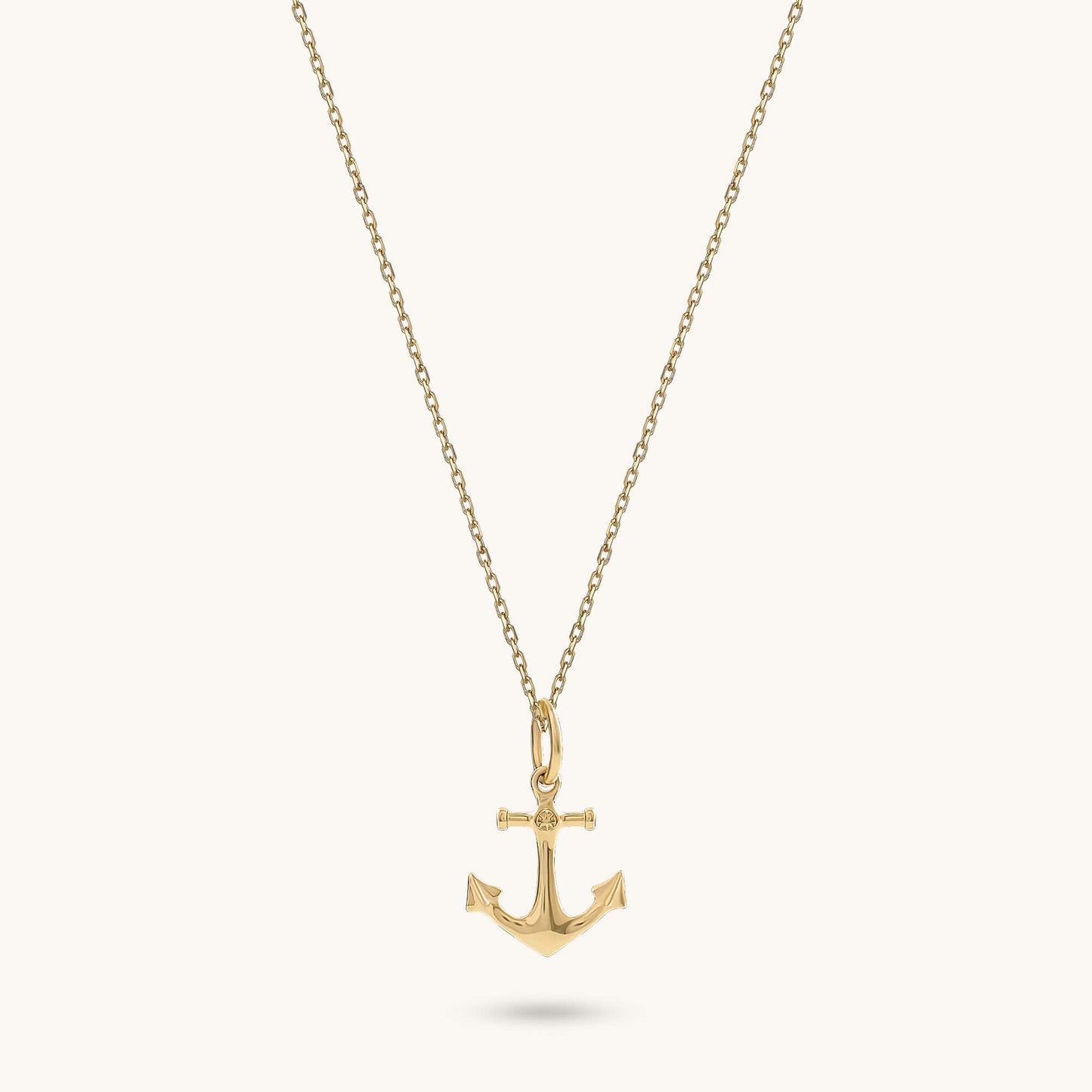 Anchor Necklace in Gold