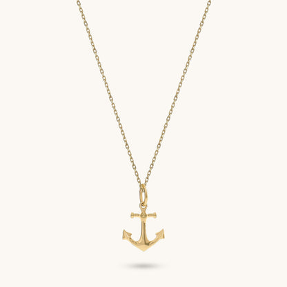 Anchor Necklace in Gold