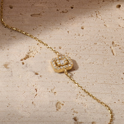 Baguette Bracelet in Gold