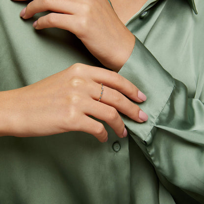 Baguette Novella Ring in Gold