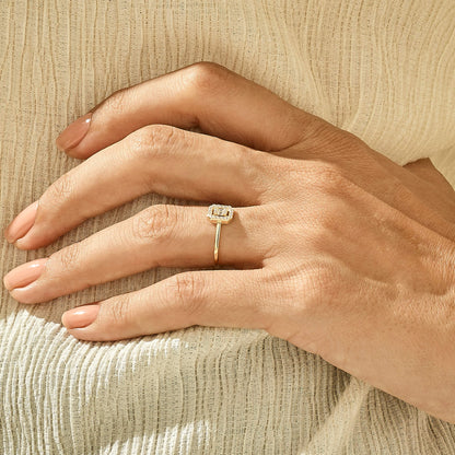 Baguette Ring in Gold