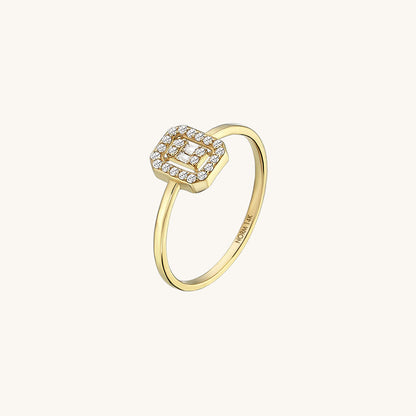 Baguette Ring in Gold