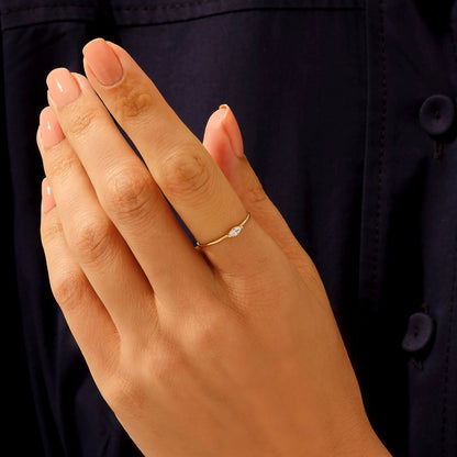 Basic Marquise Ring in Gold
