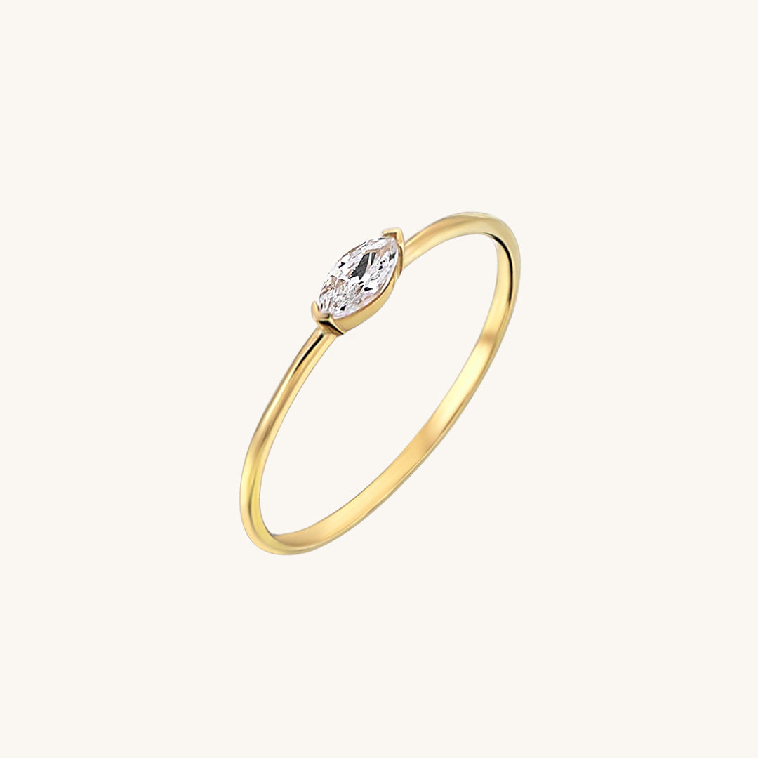 Basic Marquise Ring in Gold