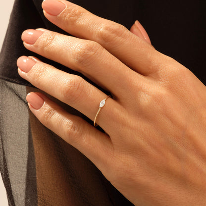 Basic Marquise Ring in Gold